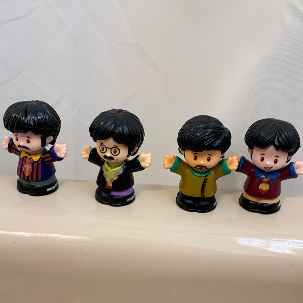 Set of 4 Little People The Beetles Toy Figures.  $65 - SOLD